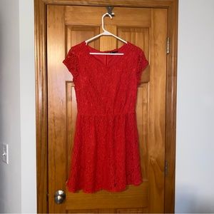 GAP red lace dress 👛